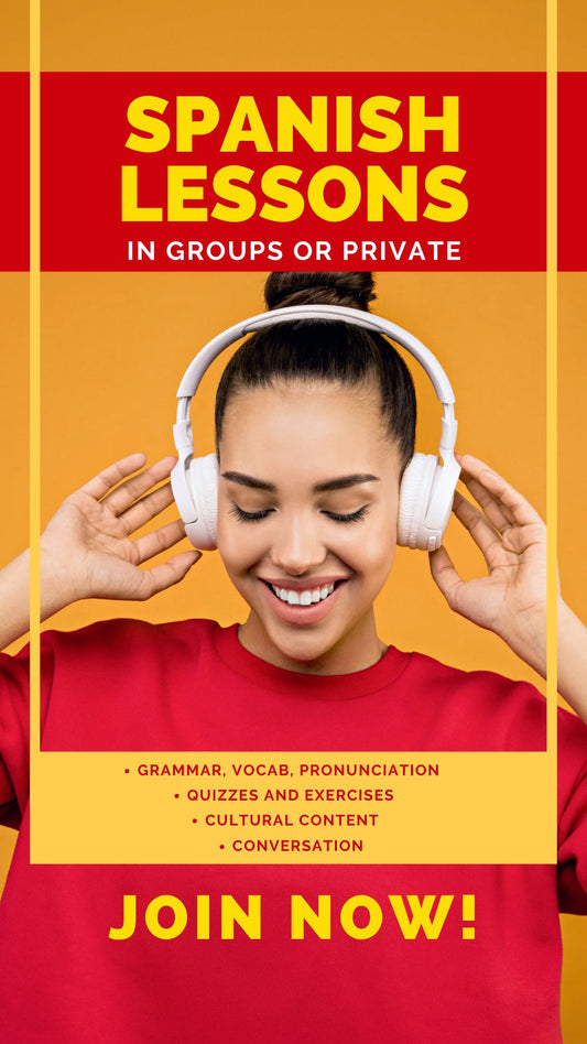 Spanish Lesson - 8 weeks